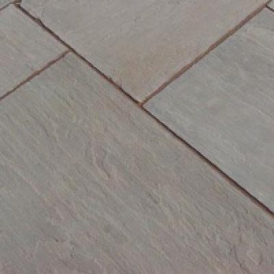 Autumn Brown Indian Sandstone Paving Slabs