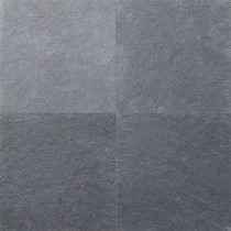 Kota Black Indian Limestone Sawn Edge Calibrated Patio Paving Slabs Pack 15.5m2 22mm